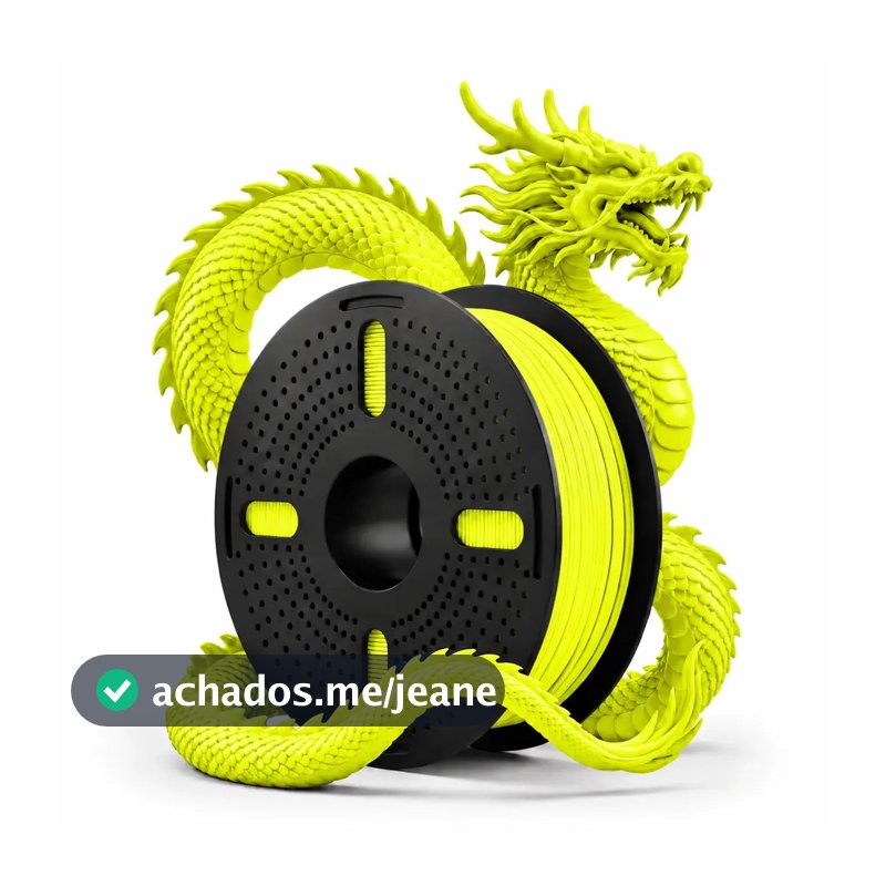 Filamento Impressora 3d Print Pulse Pet G 1.75mm Amarelo Neon