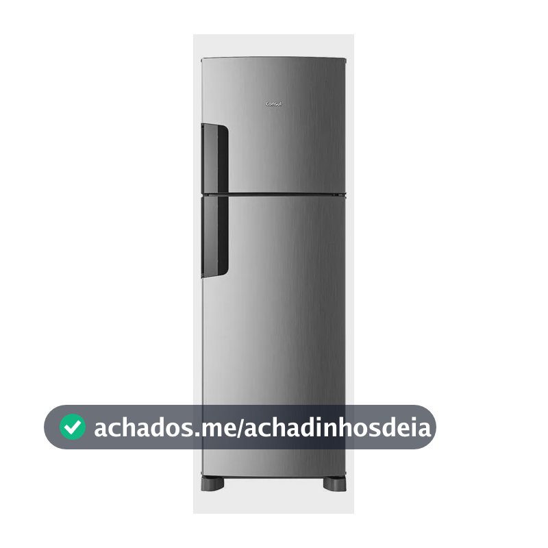 Geladeira Consul Smart Crm44mkana Inox Duplex 377l Inox 220v