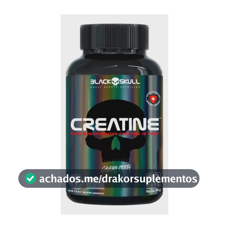 Creatine Caps - Black Skull Black Skull N/a