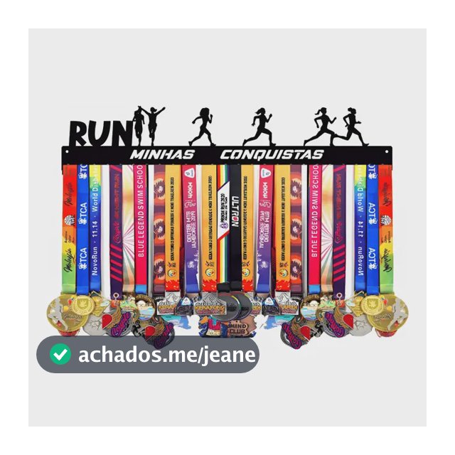 Melhor Porta Medalhas Até 100 Medalhas Suporte Grande Parede Preto