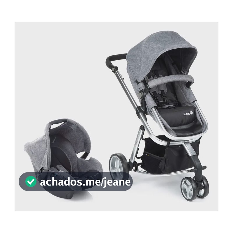 Travel System Safety 1st, Mobi Duo, Grey Denim Silver