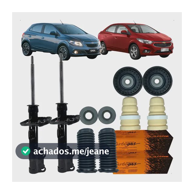Kit Amortecedor Cofap Batente Coxim Dianteiro Gm Cobalt Onix