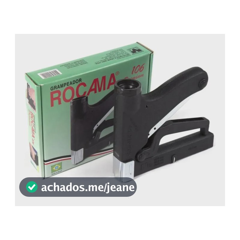 Grampeador Rocama Tapeceiro Premium 106