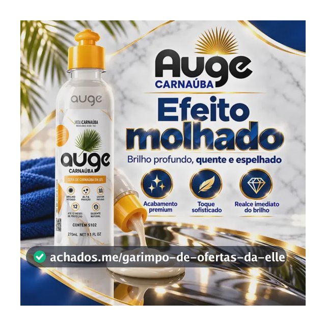 Cera Auge Carnaúba Stucco Para Efeito Mármore Com Si02 270ml