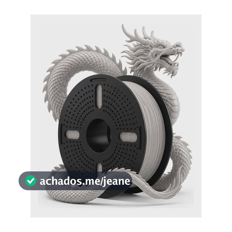 Filamento Impressora 3d Print Pulse Pla 1.75mm Cinza Claro