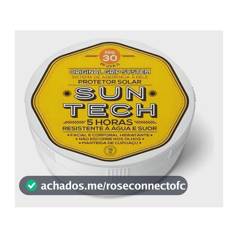 Protetor Solar Esportivo Suntech Fps 30 Embalagem 75g