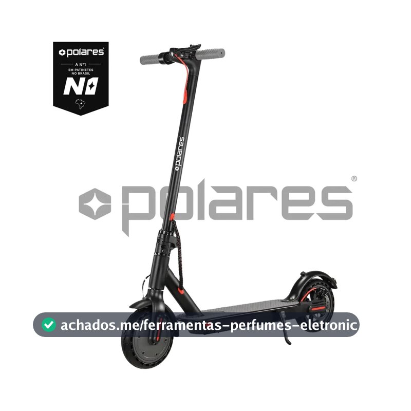 POLARES Z20 Patinete Elétrico Premium 500w Pneu Aderente Velocidade Máxima 32km/h Motorizado Até 30km De Autonomia Polares