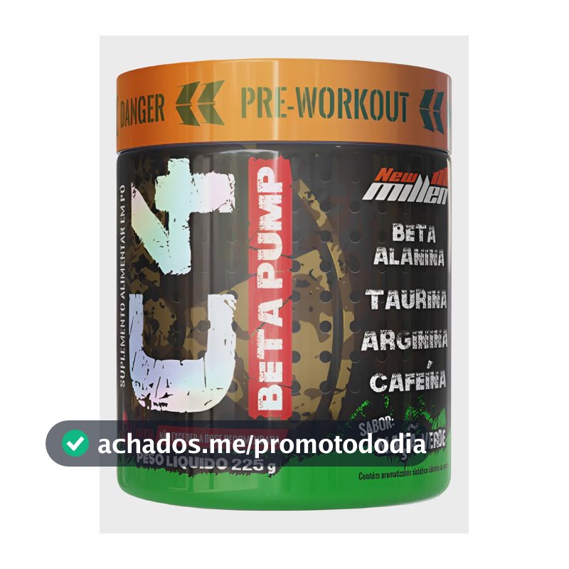 Suplemento em Pó C4 Beta Pump 225g New Millen Sabor Maçã verde