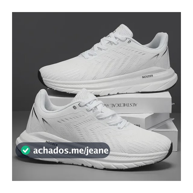 .tênis Unissex Esportivo Casual E Leve Para Corrida. Branco 43