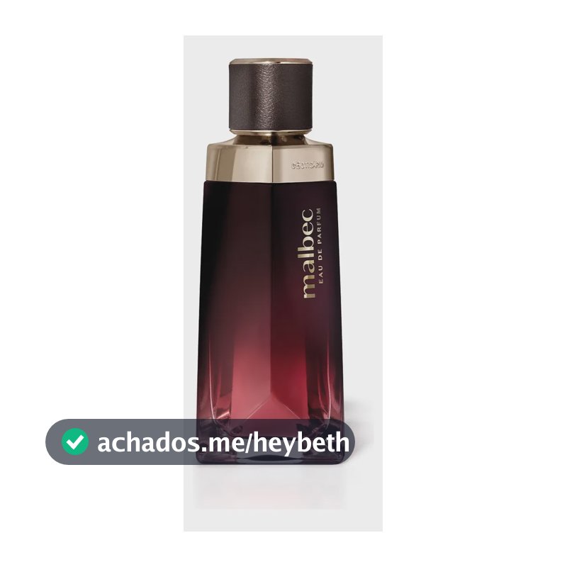 Malbec Eau De Parfum O Boticário Masculino Original 90ml