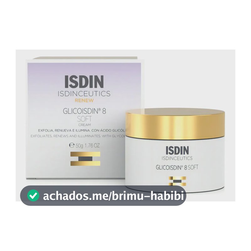 Creme Facial Ácido Glicólico Isdinceutics Glicoisdin 8 50g Todo Tipo De Pele