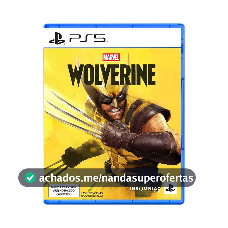 Jogo Marvel's Wolverine Para Playstation 5 (físico)