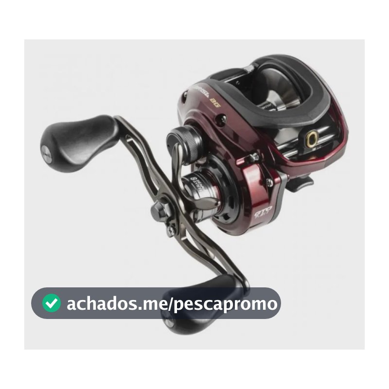 Carretilha Marine Sports Brisa BG DBS 9kg Drag Lado Esquerdo Borgonha