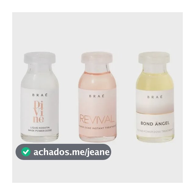 Cronograma Capilar Braé Repair Reparação 3x13ml
