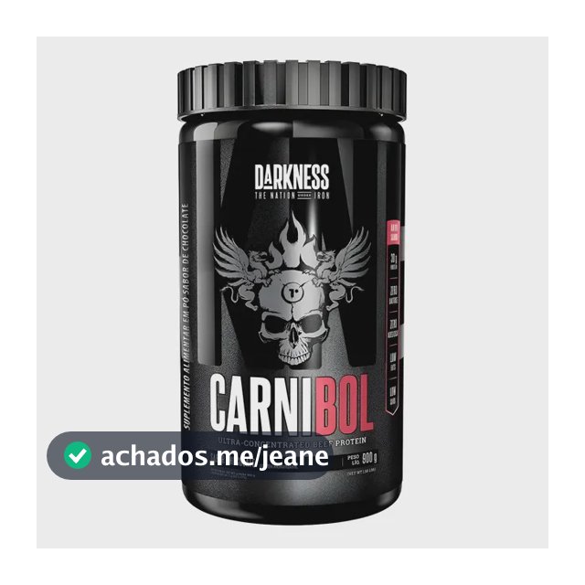 Proteina Da Carne Carnibol Zero Lactose 900g Darkness Integr