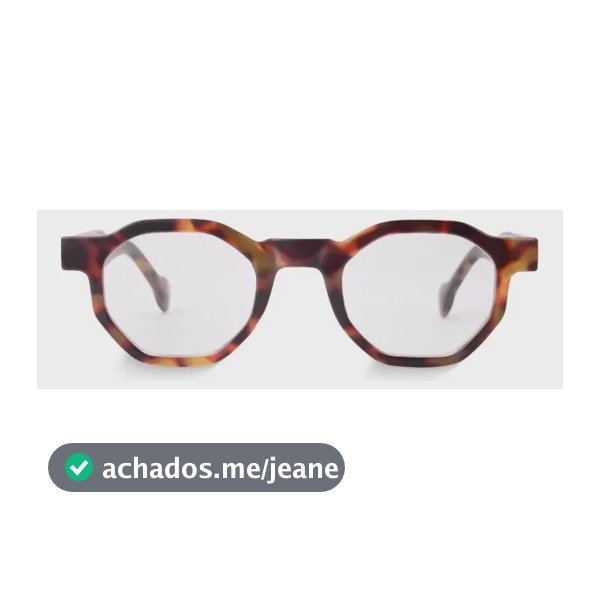 Óculos De Grau Hexagonal Tori Tortoise Armação Moderna Leve Tartaruga Giorno