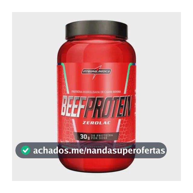 Beef Protein Hidrolisado Frutas Vermelhas 900g Integral