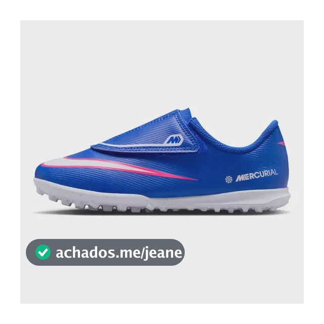 Chuteira Society Nike Mercurial Vapor 16 Club Infantil