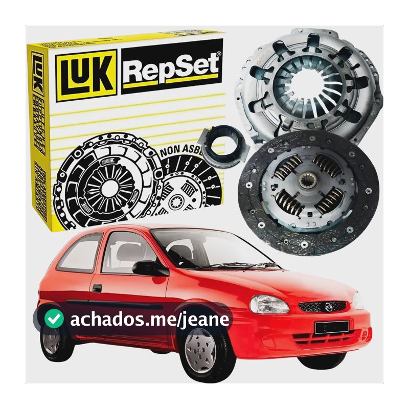 Kit Embreagem Celta Corsa Prisma Ano 2007 A 2012 1.0 1.4 Luk