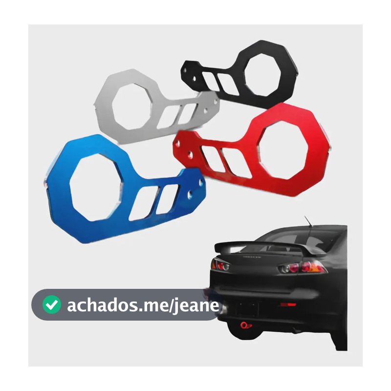 Tow Hook Reboque Traseiro Esportivo Billet - New Evolution