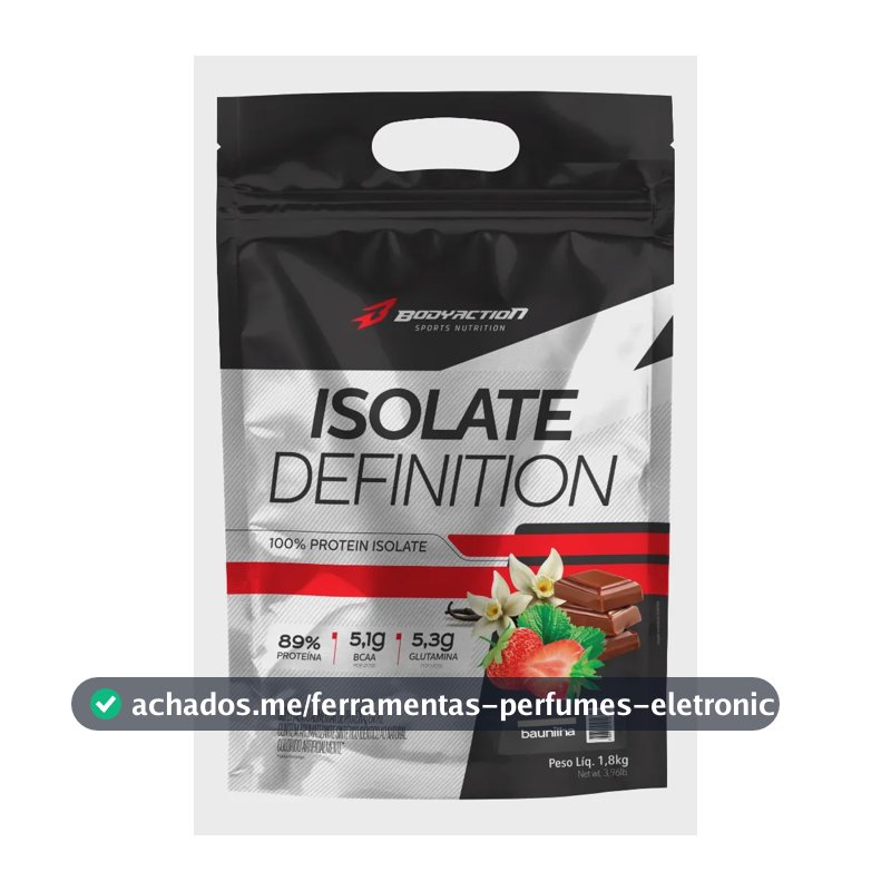 Bodyaction Whey protein Isolate Definition 1,8kg Baunilha