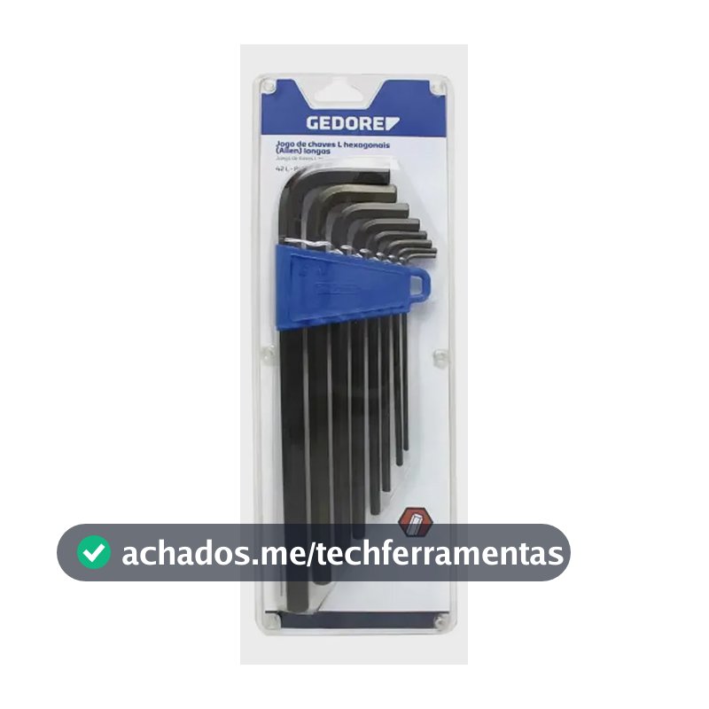 Jogo Chave Allen Longa De 2 A 8mm 7 Peças Gedore 42L-7m