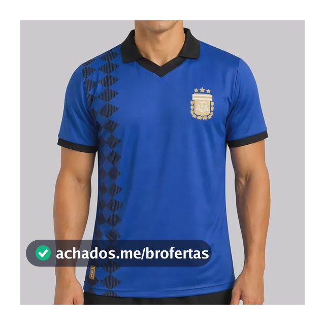 Camisa Argentina Retrô 1994 Azul - G