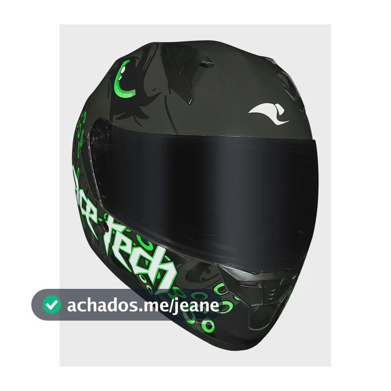 Capacete Race Tech Sector Verde Kraken Brilhante 62
