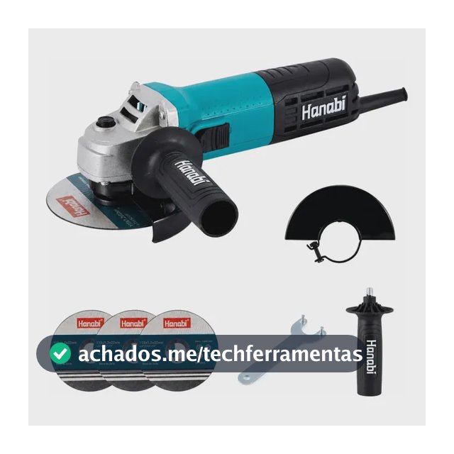 Esmerilhadeira Lixadeira Elétrica 880w 115mm 11000rpm