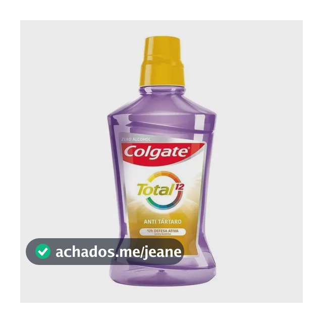 Enjuague bucal Colgate Total 12 antisarro 500ml