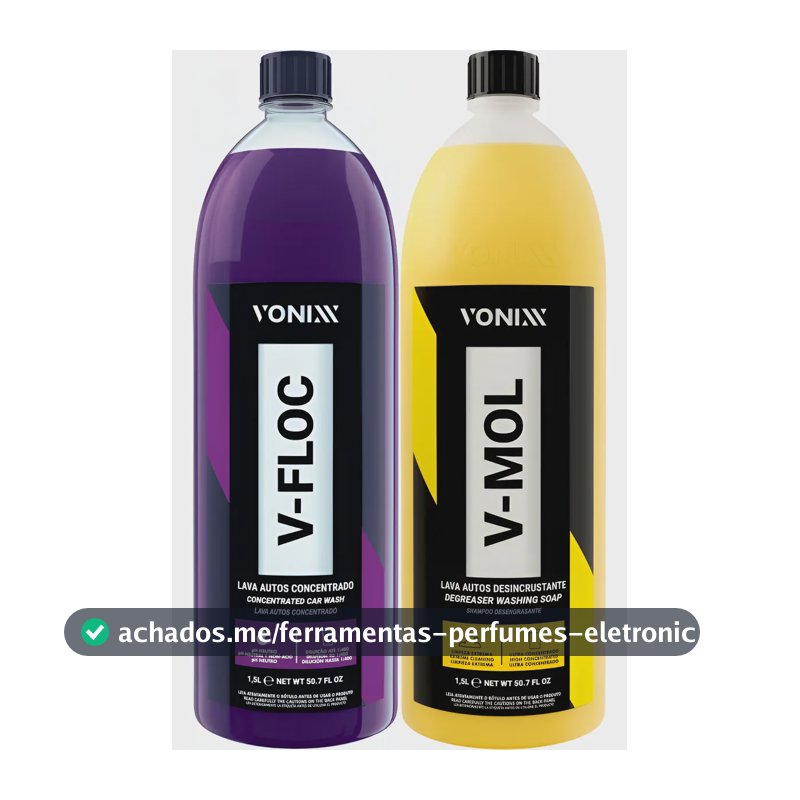 Kit Shampoo V-mol E  V-floc Vonixx 1,5