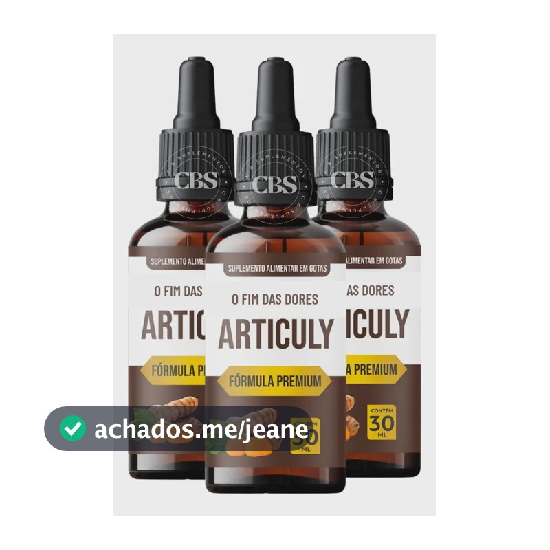 3x Articuly 90ml Original Fórmula Avançada Sem Sabor