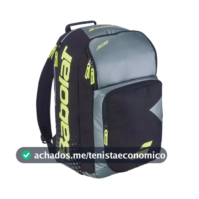 Mochila Babolat Pure Aero 2026 + Preto/amarelo