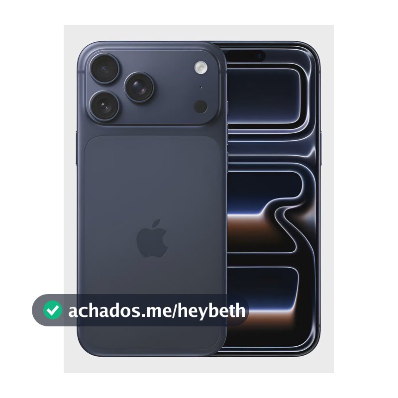iPhone 17 Pro Max 256GB - Azul-profundo (Novo com caixa aberta)