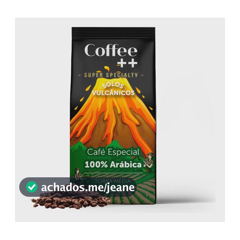 Café Especial em Graos Coffee++ Solos Vulcânicos 250g Especial 100% Arábica Torra Média Coffee Mais