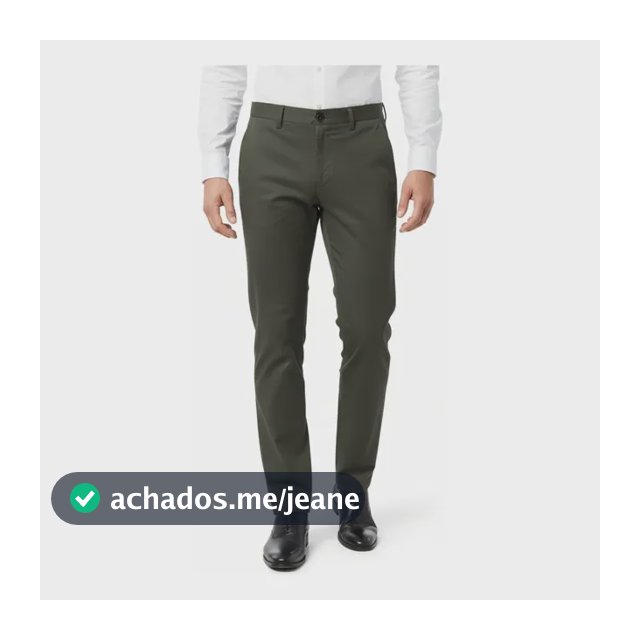 Calça De Sarja Masculina Slim Fit Elastano Lycra Escritório