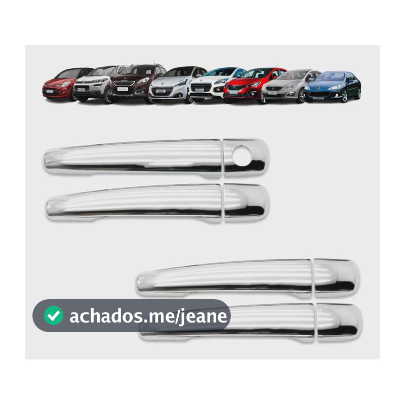 Aplique Cromado Maçaneta Citroen C4 09 10 11 12 13 14