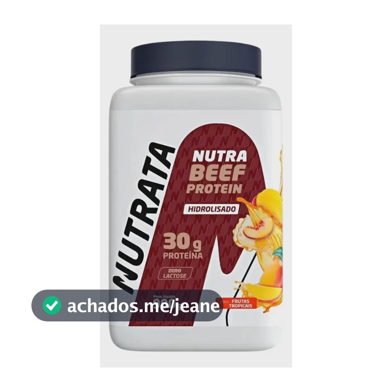 Proteína Nutrata Beef Frutas Tropicais 900g