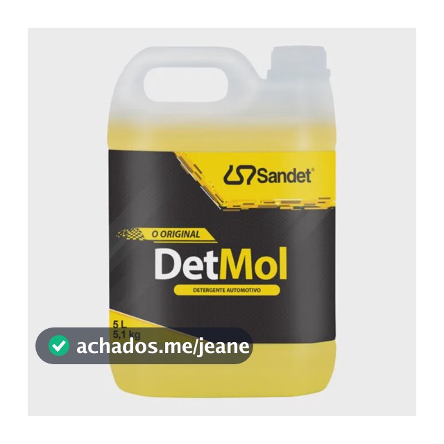 Shampoo Automotivo Lava Auto Limpeza Pesada Sandet Detmol 5 Litros