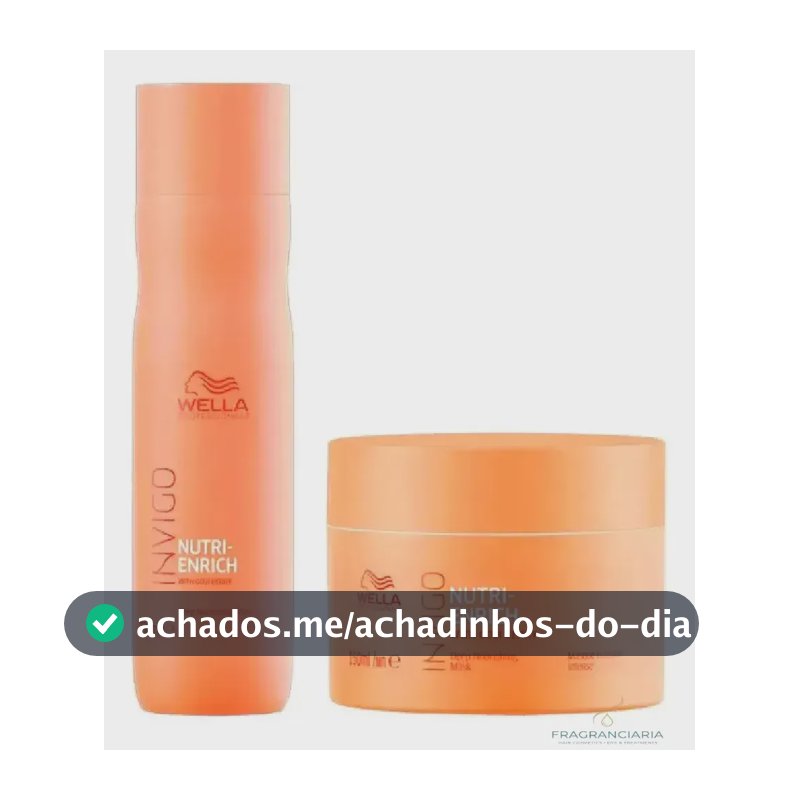 Kit Wella Professional Invigo Nutri Enrich - Shampoo 250ml + Máscara 150ml