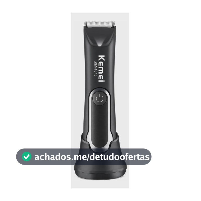 Máquina Kemei KM-1845 Sem Fio Recarregável