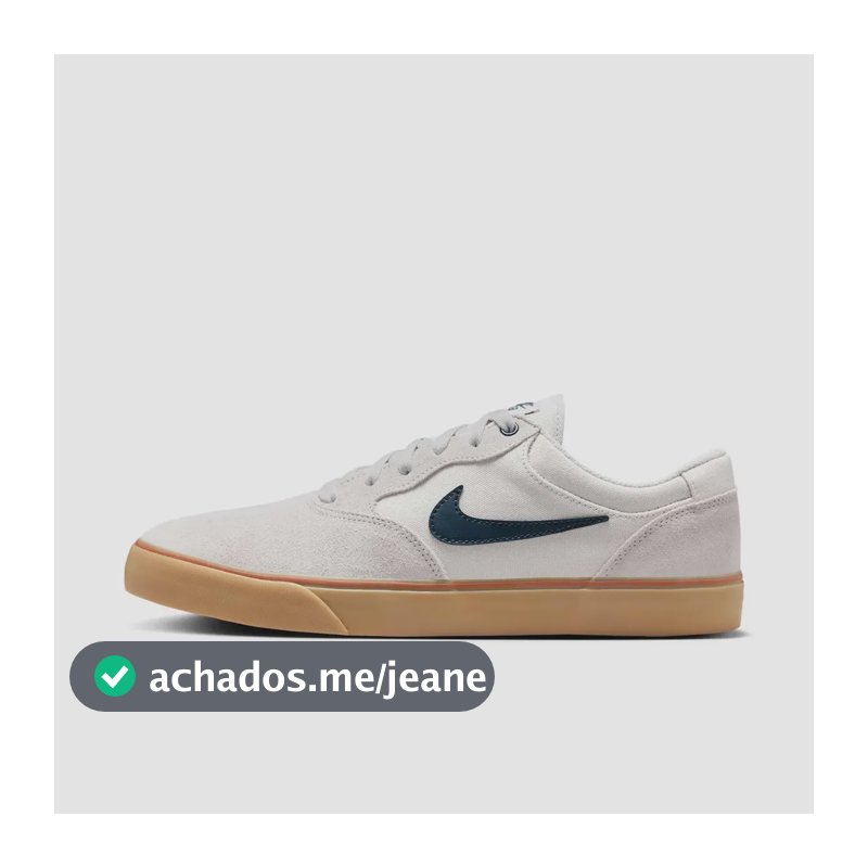 Tênis Nike Sb Chron 2 Masculino Cinza/branco 41 Br