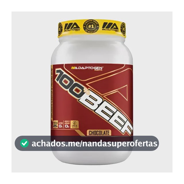 100% Beef Protein 900g Livre De Lactose Adaptogen
