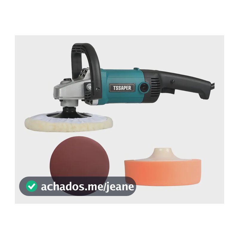 Politriz Angular Lixadeira Automotiva 7 Polegadas 1200w 180mm Profissional 6 Velocidades Tssaper TP180-110 / TP180-220