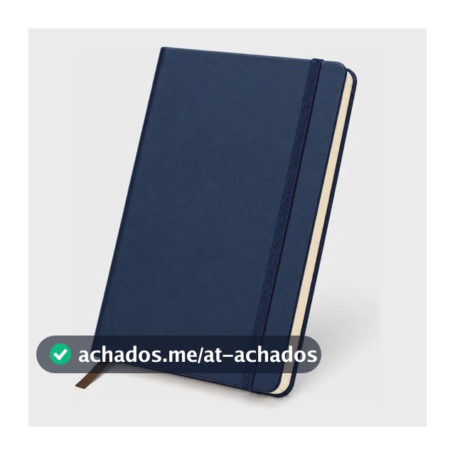 Caderneta Moleskine A5 Executiva Anotação Caderno Liso Azul Com Pauta