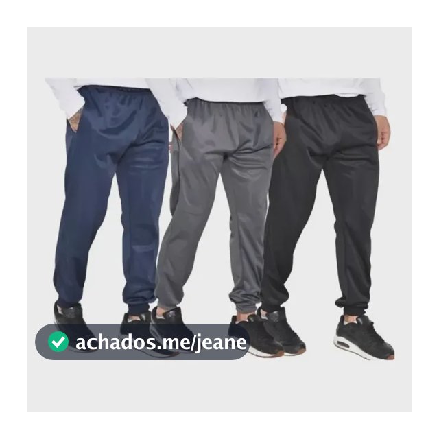 Kit 3 Calça Masculina Academia Corrida Slim Chimpa Esporte