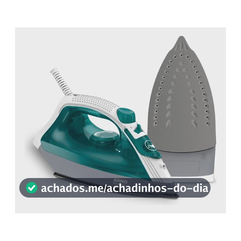 Ferro A Vapor Elétrico Arno Steamgliss Fsgp Cor Branco/Verde
