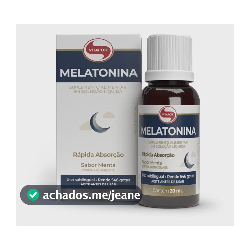Suplemento de Melatonina 20ml Vitafor