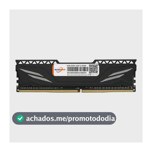 Memória Ram Ddr4 8 Gb 3200 Mhz Para Pc De Mesa Com Dissipador 1.5 V