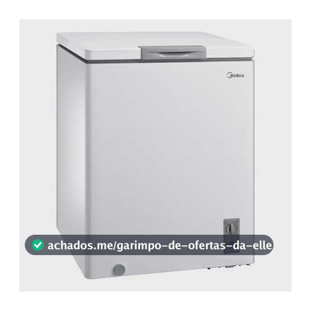 Freezer Horizontal 142l Inverter Bivolt Branco Midea